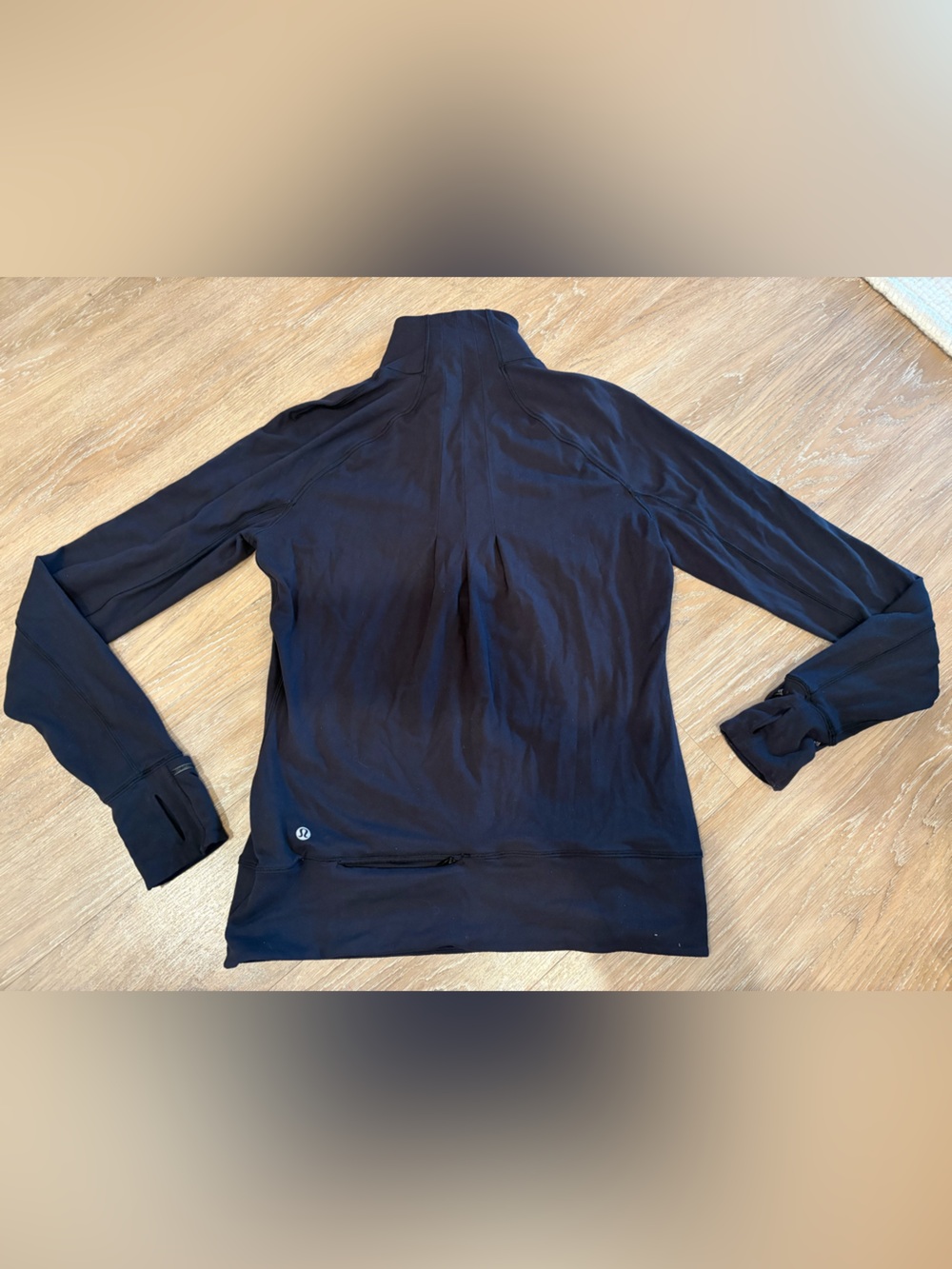 lululemon athletica Black Lightweight Quarter-Zip Jacket